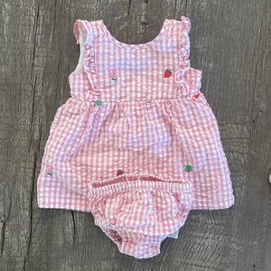 Baby Boden seersucker dress.